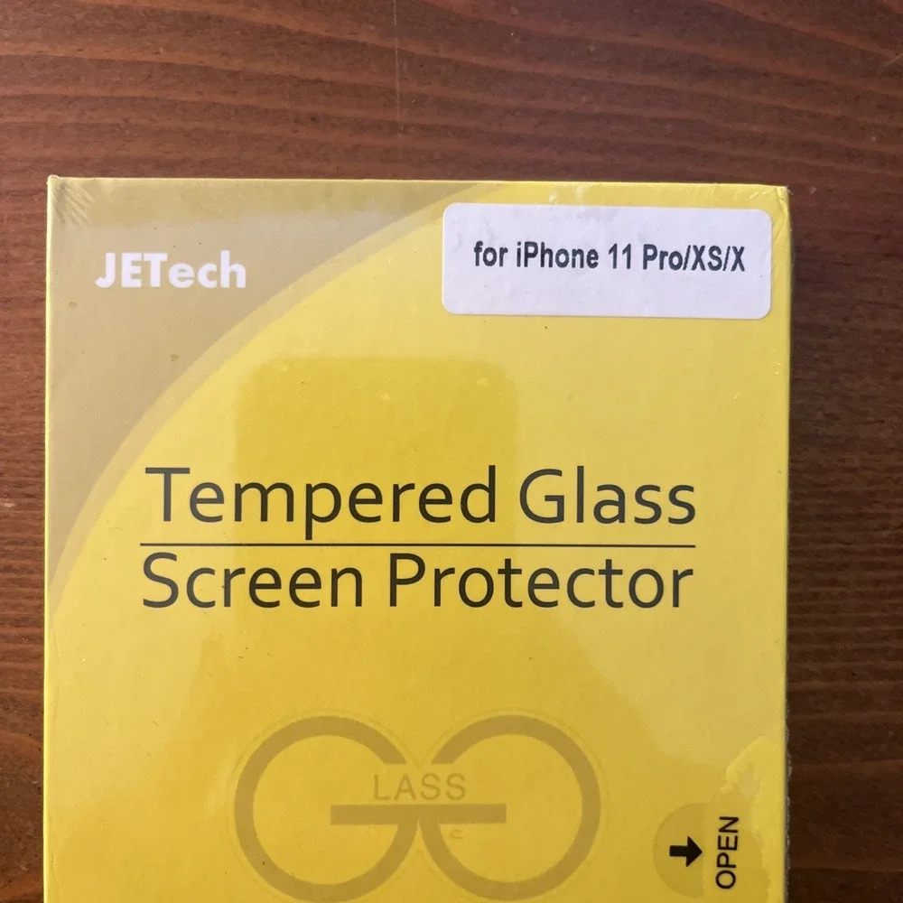 JETech Tempered‎ Glass Screen Protector for iPhone 11 Pro /XS/X New Sealed